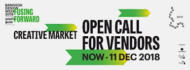 Creative Market for BKKDW2019: Open Call for Vendors Zipevent